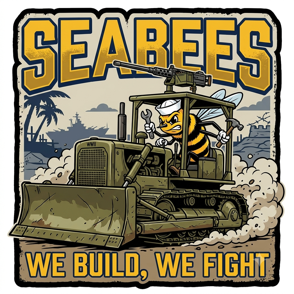 Seabee Bulldozer Operation